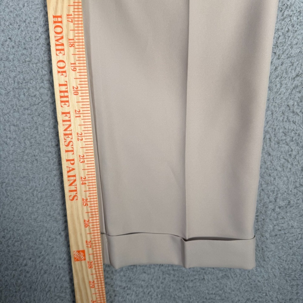 Peter Millar Pants Mens 35 (Fits 35x28) Khaki Tan Flat Front Performance Golf - Picture 5 of 10